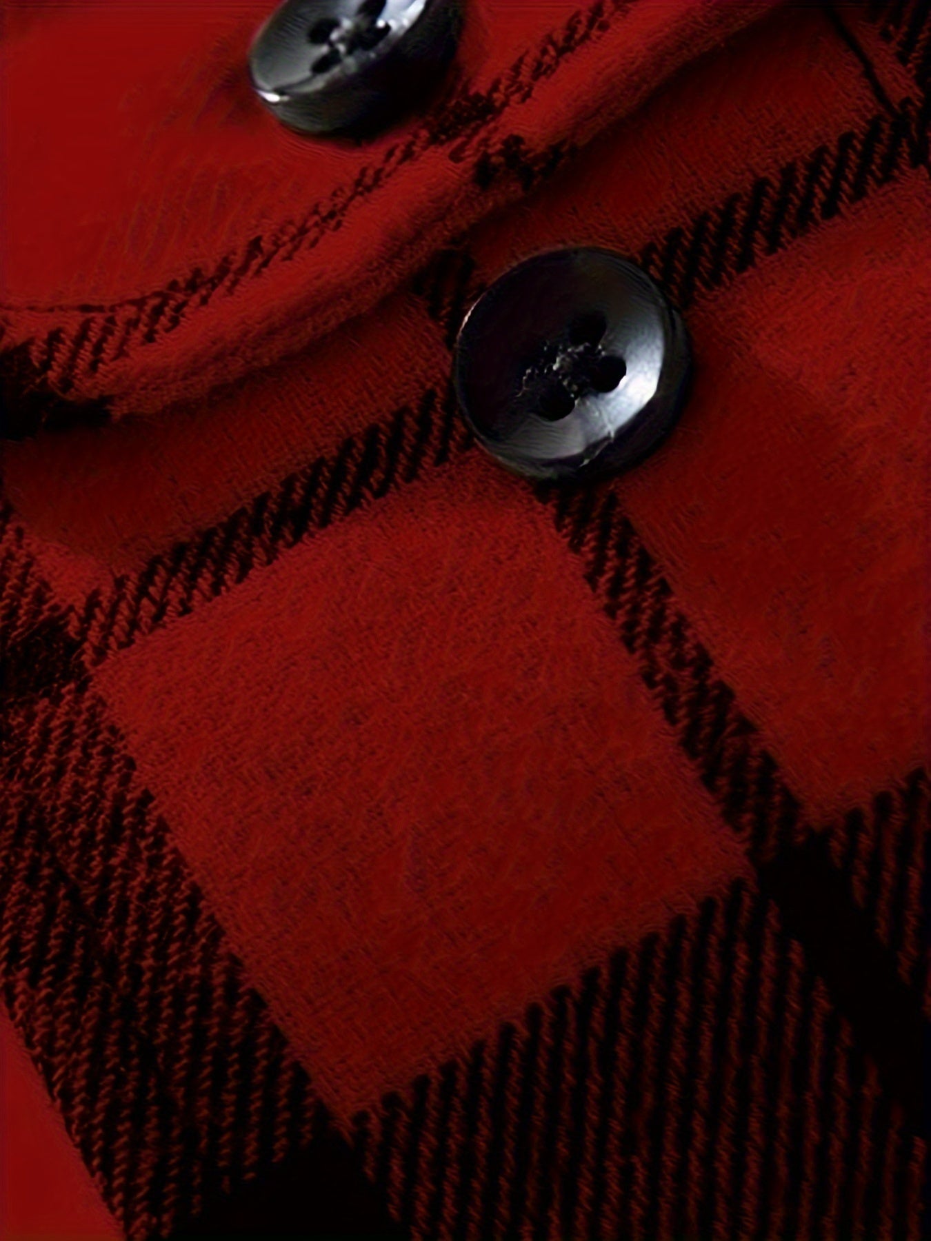 Plaid Pattern Suit Shirt With Flap Pockets For Men, Long Sleeve Button Up Lapel Shirt For Spring & Fall, Male's Classic Fashion For Casual Outings