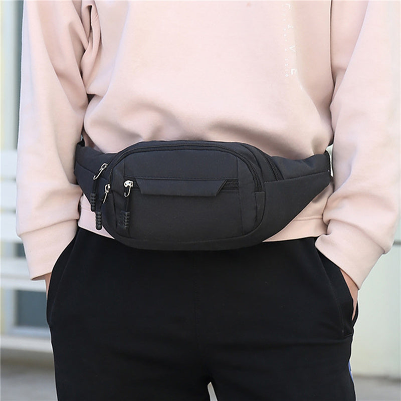 1pc Casual Crossbody Bag, Simple Fashion Waist Bag, Outdoor Sports Fanny Pack For Camping & Hiking