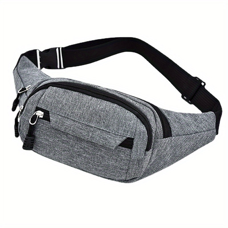 1pc Casual Crossbody Bag, Simple Fashion Waist Bag, Outdoor Sports Fanny Pack For Camping & Hiking