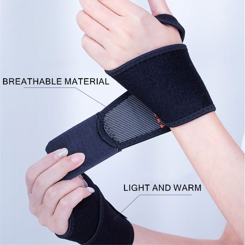 Self-Heating Magnetic Relax Wrist Support Brace - Compression Heated Wristband for Relax, Hand Warmer Accessory