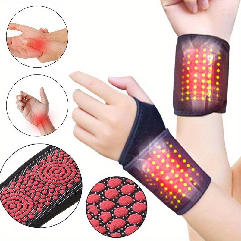 Self-Heating Magnetic Relax Wrist Support Brace - Compression Heated Wristband for Relax, Hand Warmer Accessory