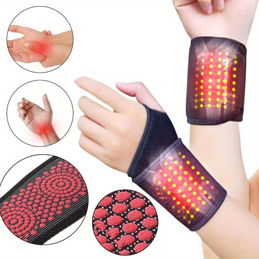 Self-Heating Magnetic Relax Wrist Support Brace - Compression Heated Wristband for Relax, Hand Warmer Accessory