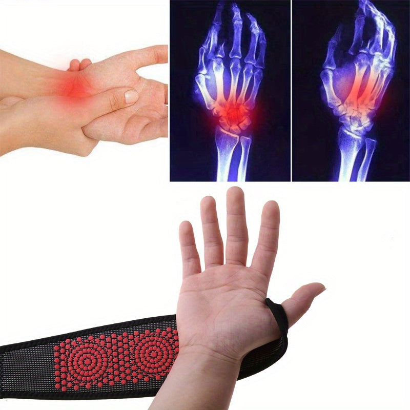 Self-Heating Magnetic Relax Wrist Support Brace - Compression Heated Wristband for Relax, Hand Warmer Accessory