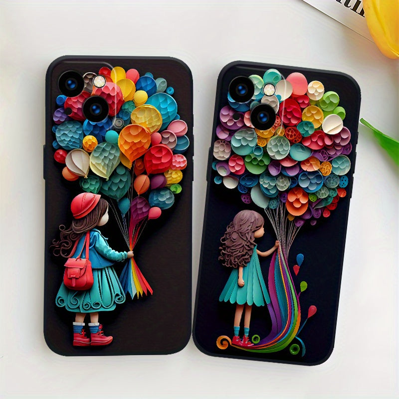 Soft Phone Case For iPhone 16 15 14 ProMax 13 Pro 12 Mini 11 Pro XS Max X XR 8 7 Plus SE2 SE3 Cute Phone Cover-E6649