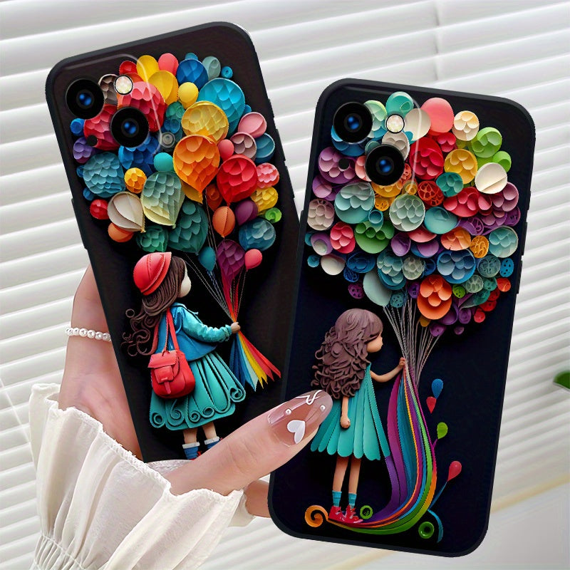 Soft Phone Case For iPhone 16 15 14 ProMax 13 Pro 12 Mini 11 Pro XS Max X XR 8 7 Plus SE2 SE3 Cute Phone Cover-E6649