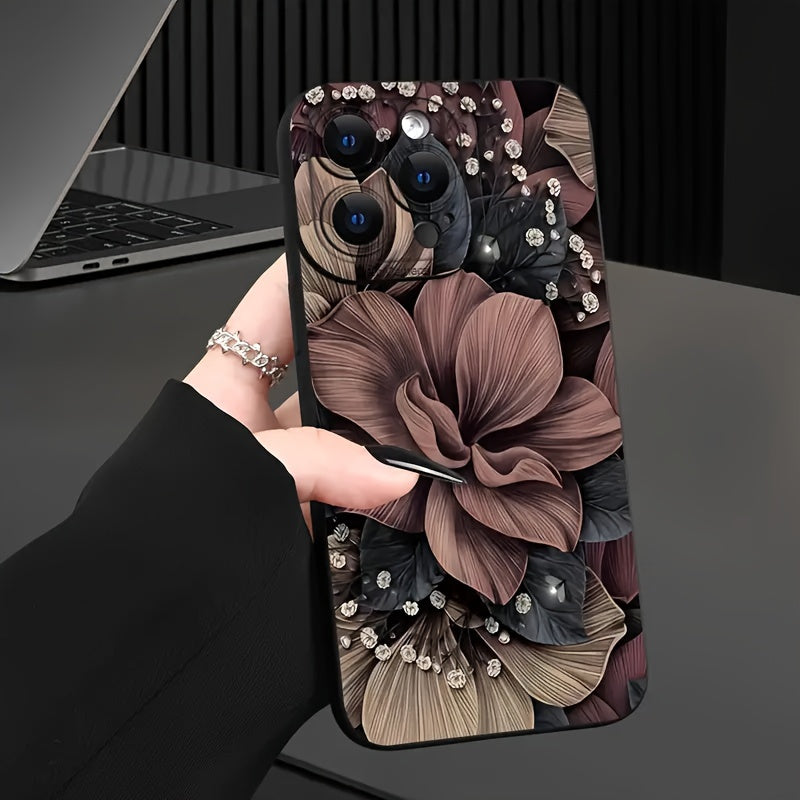 Flower Phone Case for iPhone 16 15 14 13 12 11 Plus Pro Max, Easter Gift, Christmas Halloween Decoration/Birthday Gift, for Girlfriend, Boyfriend, Friend or Yourself