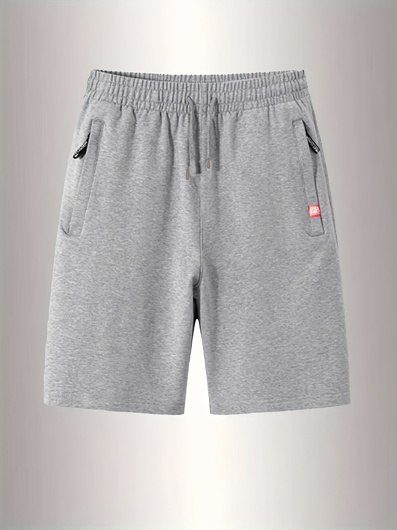 1pezzo Pantaloni corti casual da uomo con cintura elastica e coulisse, tasche laterali, tessuto non elastico - Pantaloni corti da corsa e da esterno in tinta unita per l'uso quotidiano, uscite casual e comfort leggero, Pantaloni corti comodi