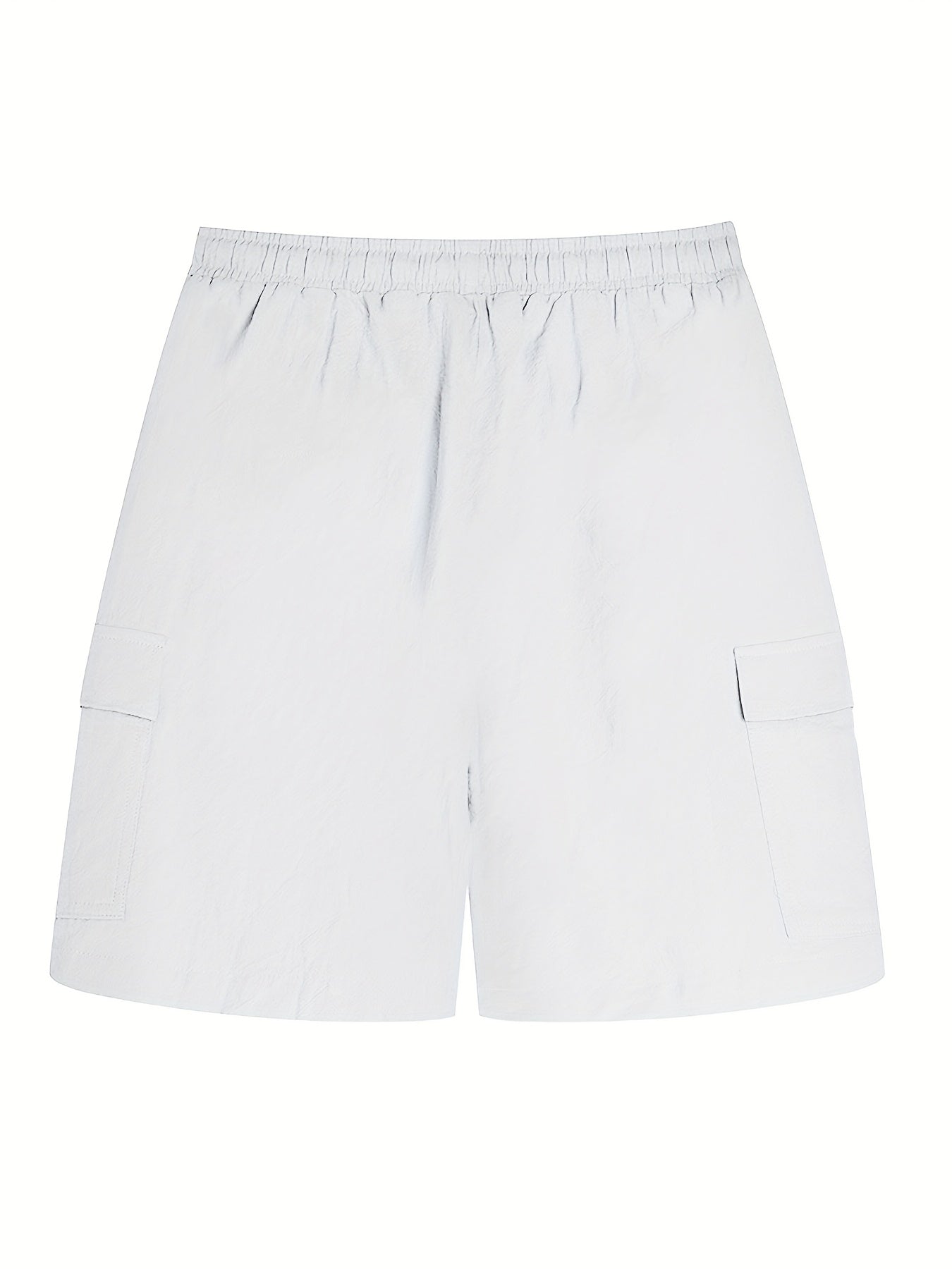 Shorts Cargo Casual da Uomo con Effetto Usura - Vita Elastica Regolabile e Vestibilità Larga, Tessuto Leggero Non Elasticizzato con Molteplici Tasche per Palestra, Escursionismo, Yoga, Corsa, Spiaggia & Attività all'Aperto - Abbigliamento Casual Primaver