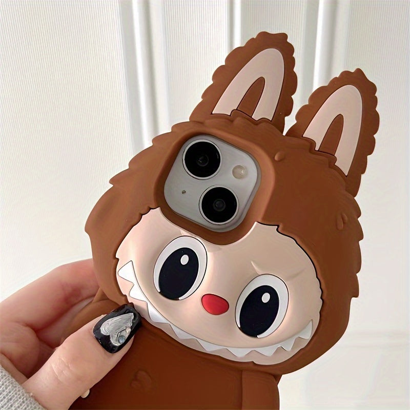 Cartoon Cute Three-Dimensional Pull Cloth Suitable for Iphone16 Apple 15/13/14Pro Max Mobile Phone Case