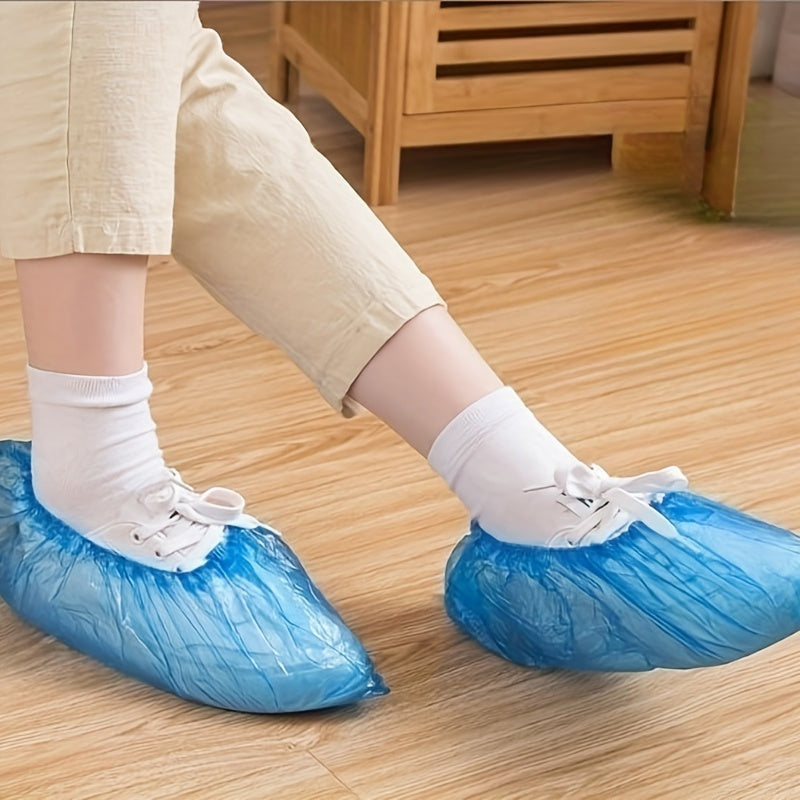 One Pack of 100 Disposable Shoe Covers, Cleaning and Hygiene Products, Travel Hotel Shoe Covers