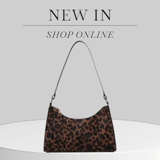 Trendy women stylish fashion leopard print bag