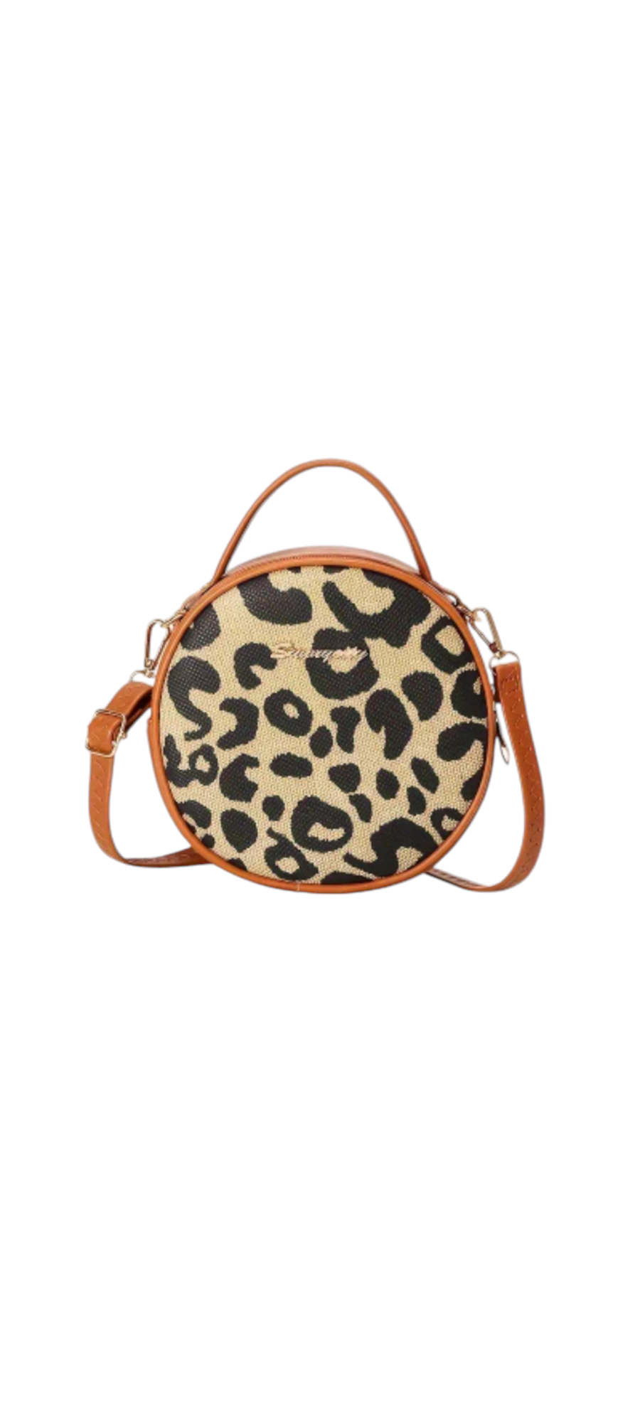 Women cute round cross shoulder bag