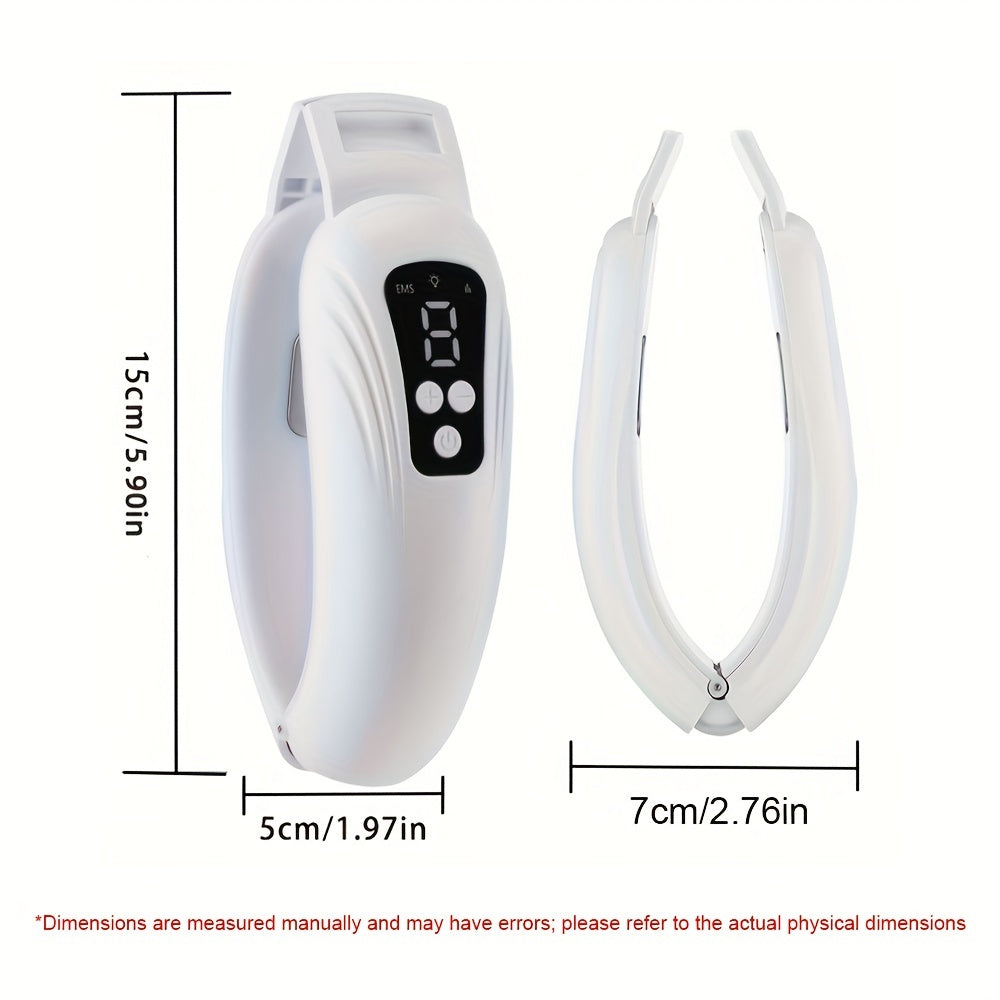 Smart V-Face Slimming Device with 3 Modes, 9 Adjustable Intensities & LED Display - USB Rechargeable, Includes Massage & Vibration Functions - Perfect Gift for Women