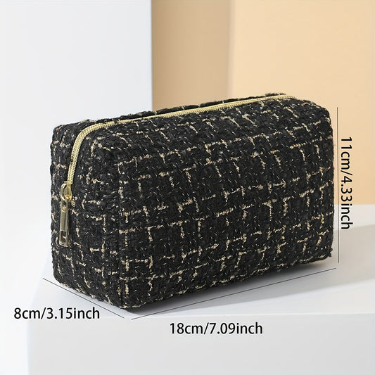 Fashion Large Capacity Makeup Bag, Portable Comestic Storage Pouch, Toiletry Wash Organizer For Travel