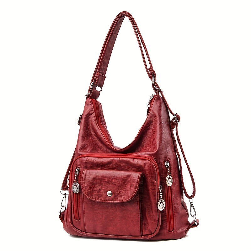 Vintage Crossbody Hobo Bag, Retro Shoulder Tote Bag, Women's Fashion Handbag & Purse For Commute